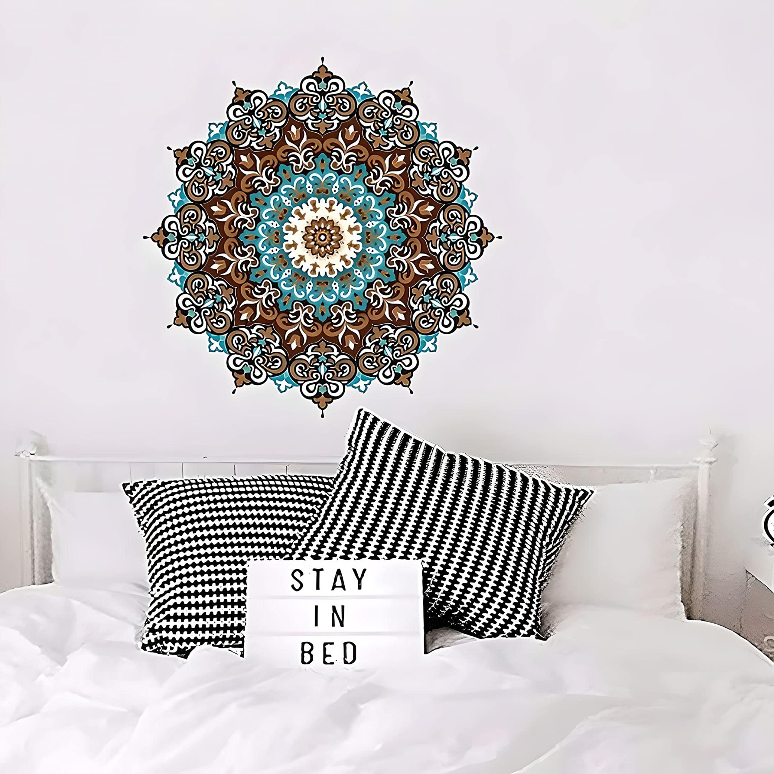 JAAMSO ROYALS Mandala Design Multi Colour Decorative Self Adhesive Kids Room Décor Vinyl Wall Sticker (90 CM X 30 CM) (B0BJ8PYHXG) Amazon Price History, Amazon Price Tracker