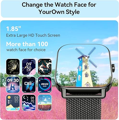 Miniatura 6 de Reloj inteligente para hombres y mujeres Fitness resistente al agua, responder llamada, relojes digitales para hombre, podómetro, reloj inteligente