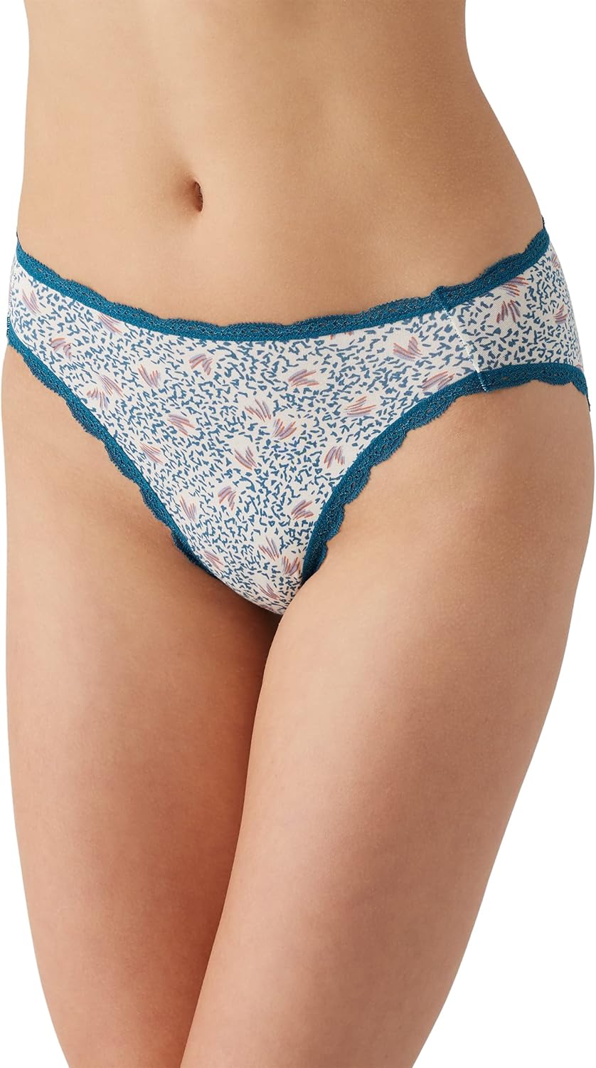 b.tempt'd womens Inspired Eyelet Full Coverage Hi Leg Brief Panty, 971219 - Image 3