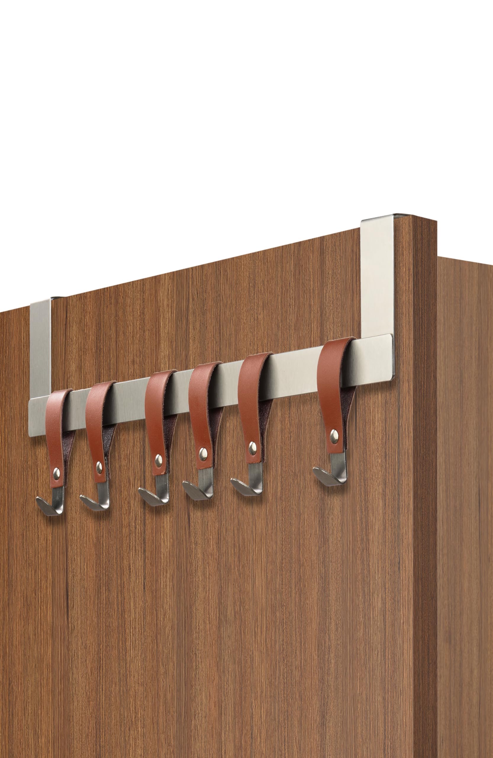 Ganci Porta 4smile Set 4 Pezzi - Acciaio Inox, Portata 8kg, Con Feltro Antigraffio, Per Appendere Ovunque - Foto 12