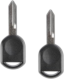KeylessOption Car Key Replacement for 2000 2001 2002 2003 2004 2005 2006 2007 2008 2009 2010 2011 2012 2013 2014 2015 2016 Ford Lincoln Mazda Mercury Ignition Transponder, H84 H92 40 80 Bit - 2 Pack