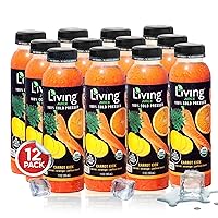 Vista 32 de O2 Living Juice - Bebida prensada en frío, paquete variado de sabores – Bebidas de jugo orgánico – Sin azúcares añadidos o agua, dulzura natural