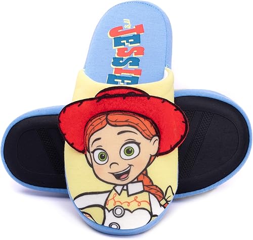 Miniatura 3 de Disney Pixar Toy Story Pantuflas para niñas y niños Jessie Partial 3D zapatos de casa, Azul