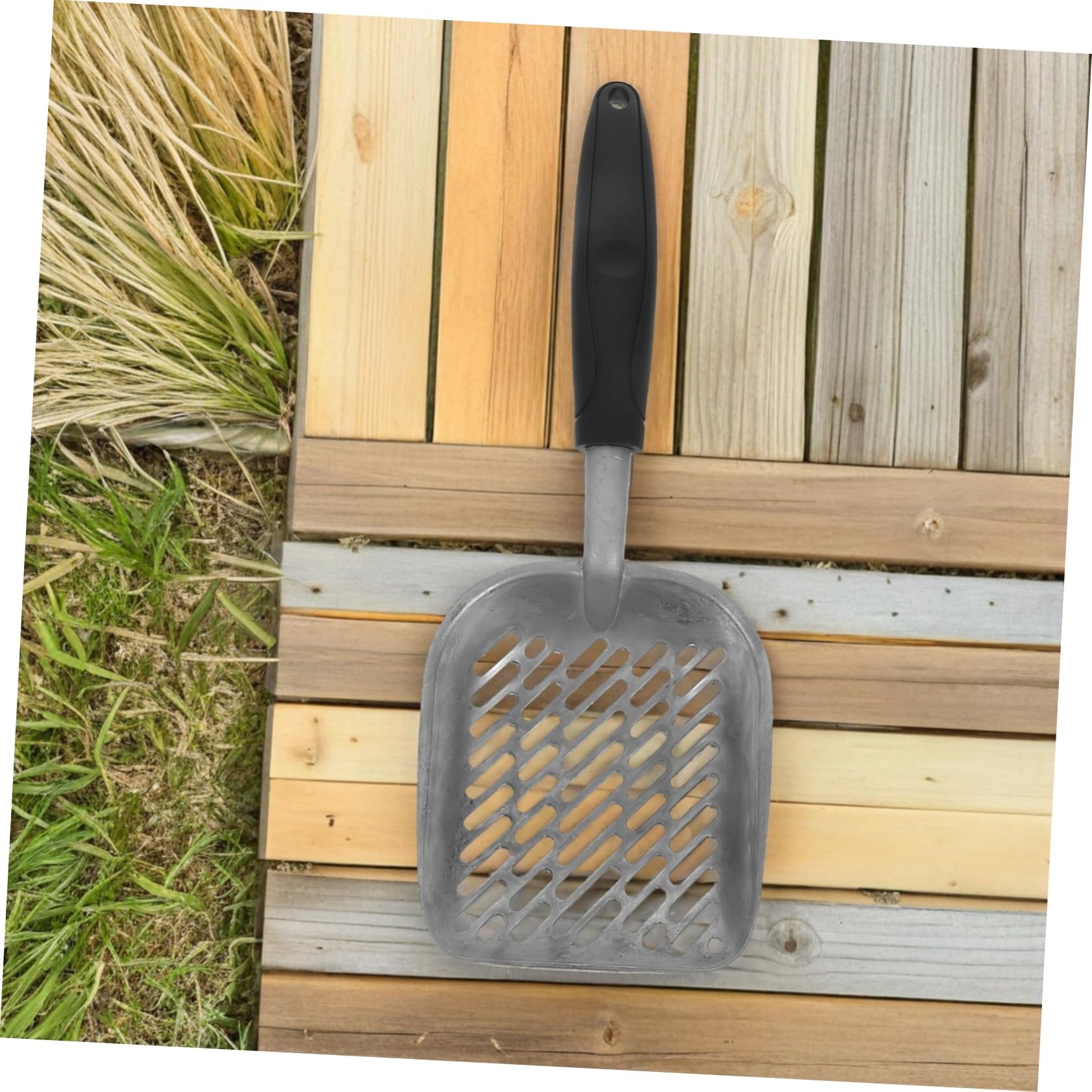 UPKOCH 2pezzi per Lettiera in Alluminio Setacciatura Rapida con Fori Larghi Impugnatura Ergonomica Compatibile con Tutte Lettiere per Facile da