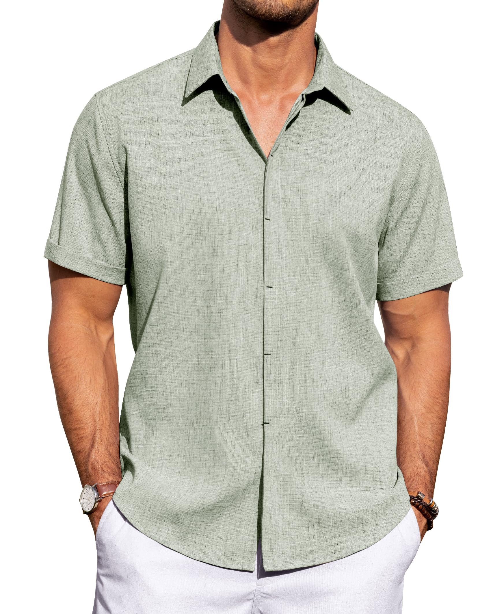 J.VER Men's Linen Shirt