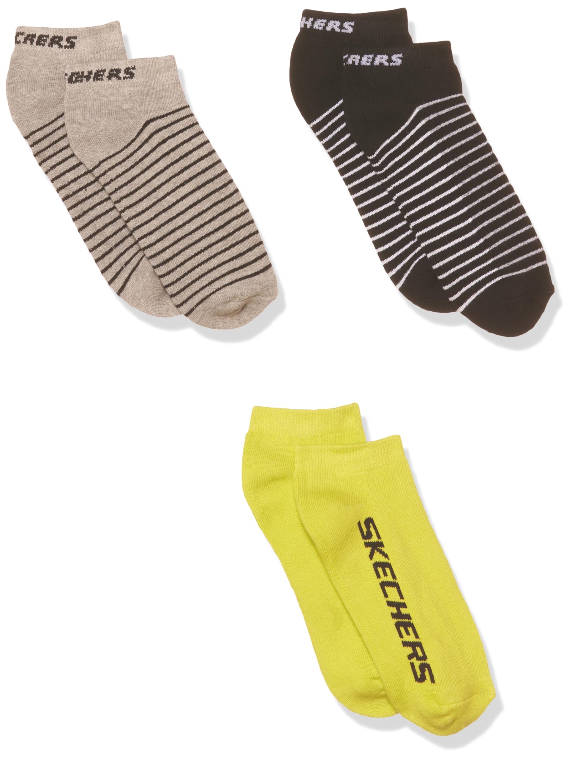 skechers Women's Calf Socks-3PK WOMENS MULTI HALF TERRY L-Z20123ID-BCCL-M-picture-12