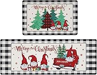 Vista 18 de Bsmathom Anti Fatigue Kitchen Rug Set of 2, Cushioned Non Slip Kitchen Rugs and Mats, Pumpkin Kitchen Mats for Floor Set, Waterproof Runner Rug