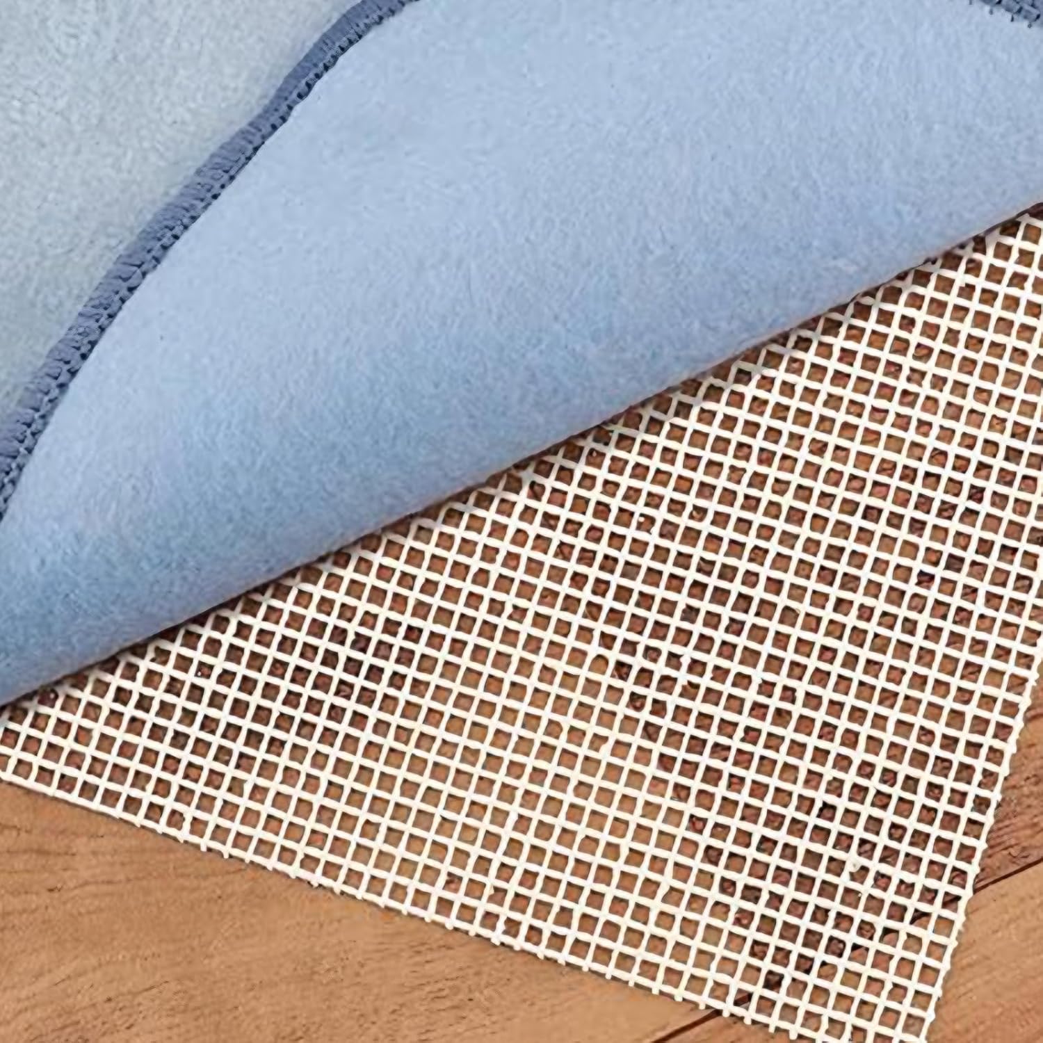 Non Slip Rug Pad 6x6 Feet, Cuttable Anti Slip Rug Pad Gripper for Area