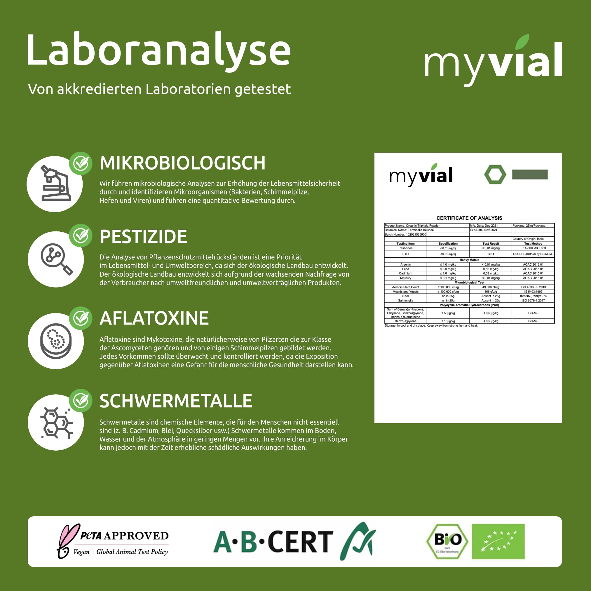 myvial® Gélules bio Triphala