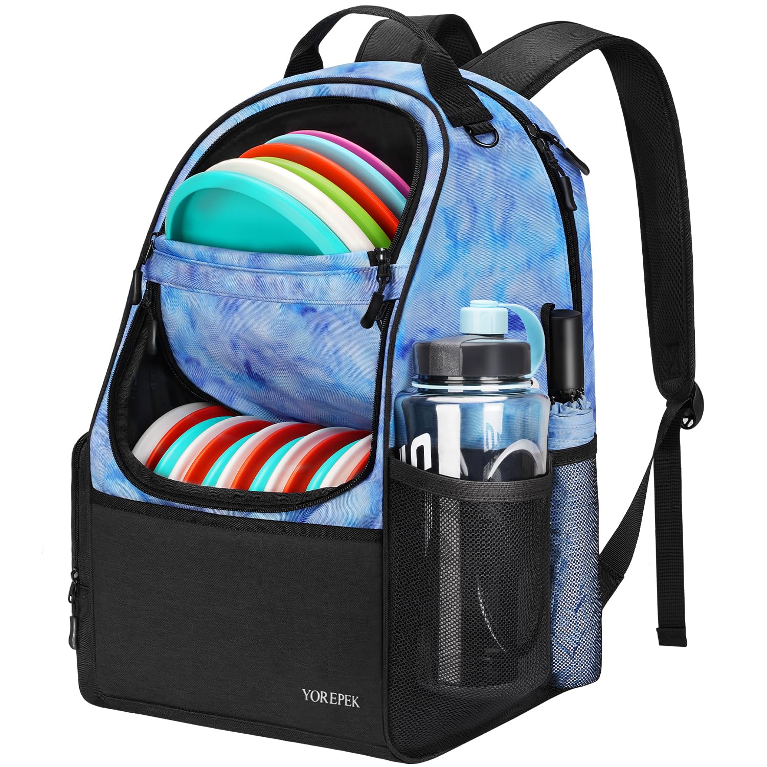 Buy Disc Golf Backpack Holds 20+ Discs, Disc Golf Bag with Cooler