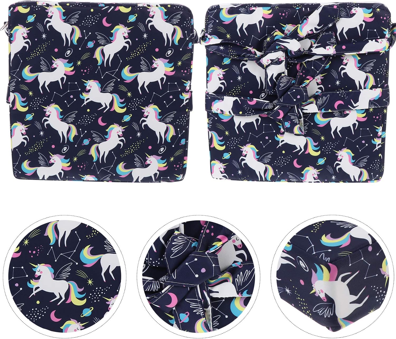 TOYANDONA Toddler Booster Seat Dining Unicorn Chair Increasing Cushion for Dining Portable Travel Increasing Cushion - Image 5