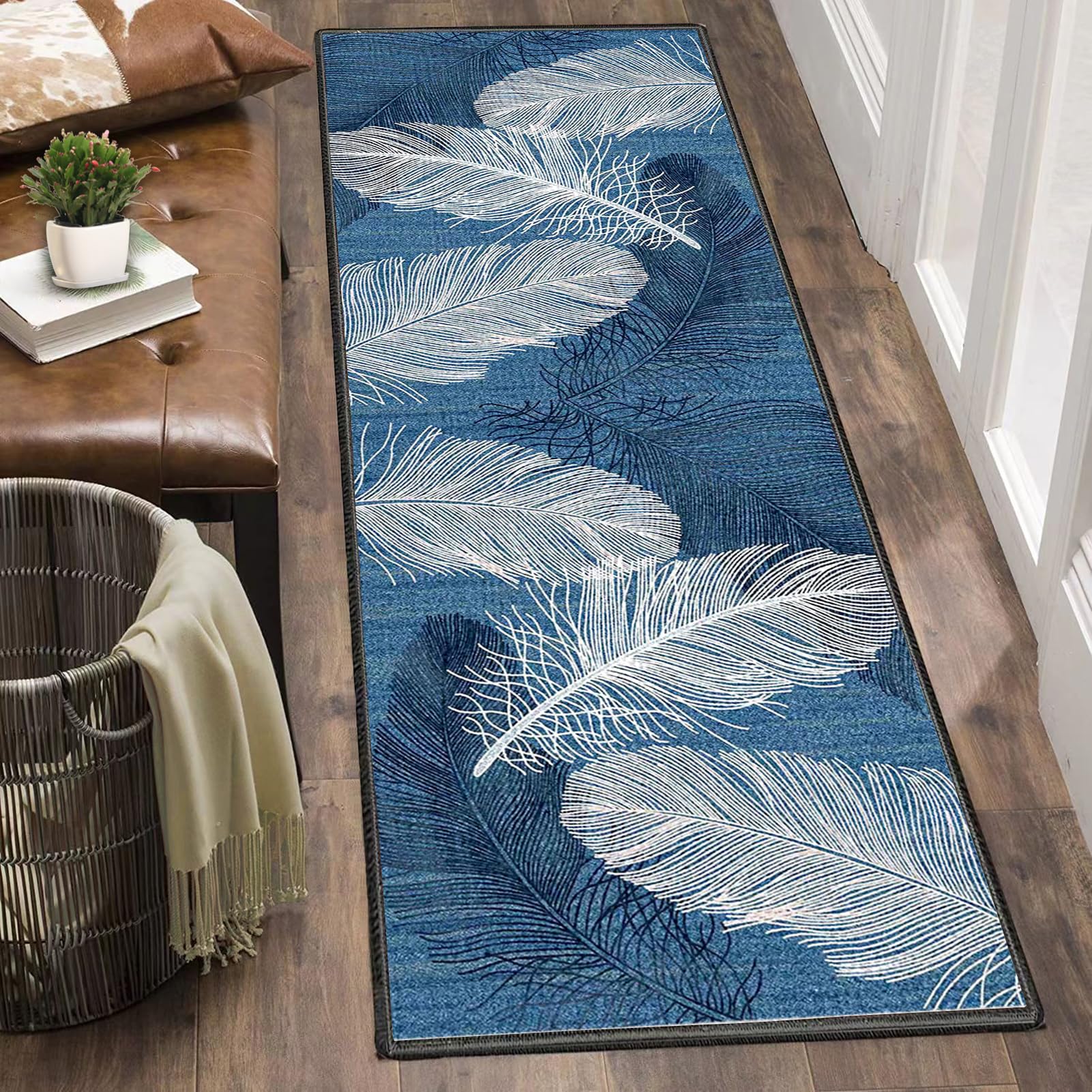 Dywan do korytarza antypoślizgowy dywanik do przedpokoju długi 40 x 350 cm dywan jadalnia przedpokój dywaniki zmywalne maty kuchenne chłonny dywan z krótkim włosiem do salonu sypialni
