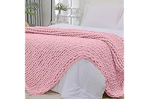 Bigacogo's Pink Crochet Blanket: A Cozy Embrace for Your Home
