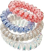 Vista 2 de Vera Bradley Juego de 4 ligas elásticas para el cabello para mujer