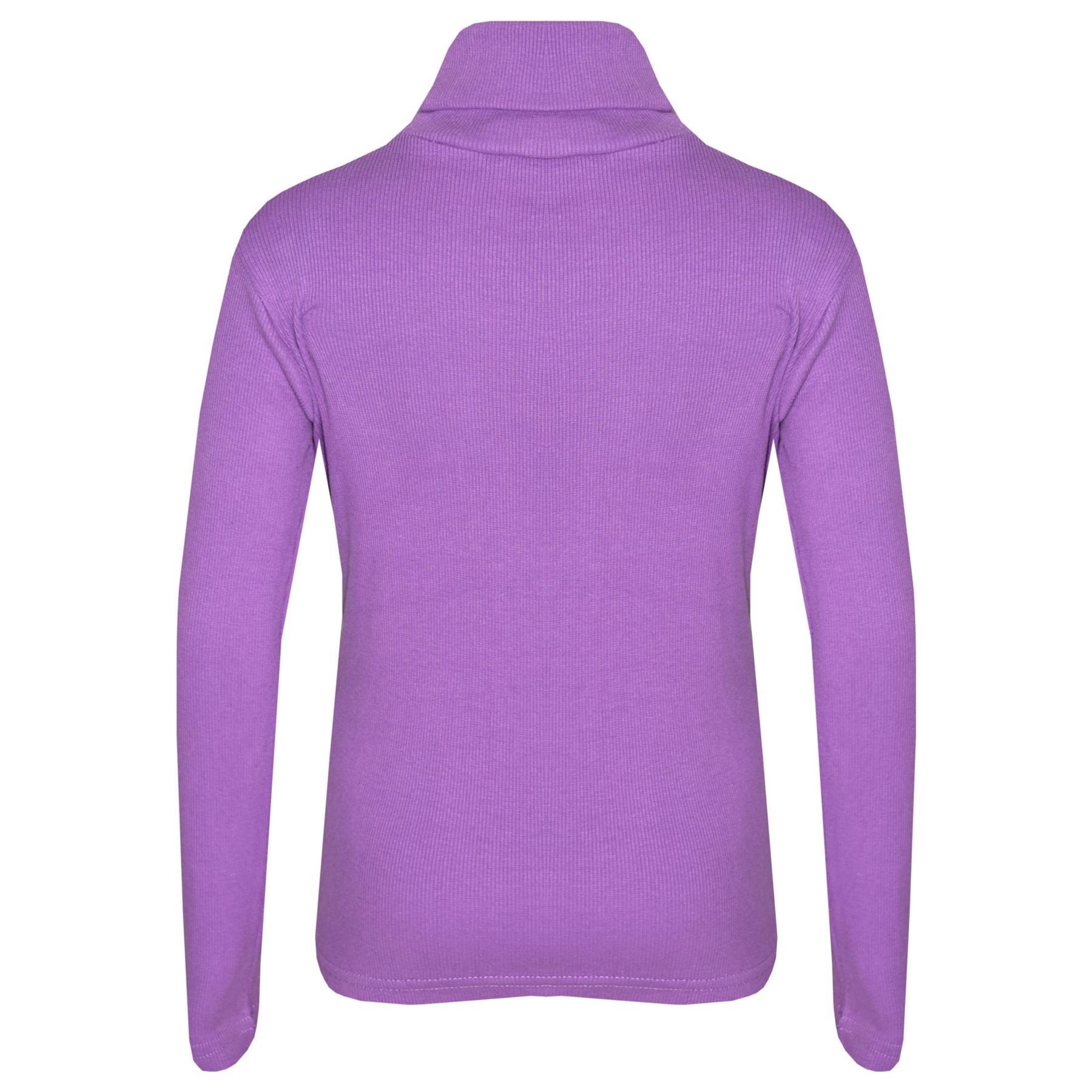 A2Z 4 Kids Camiseta de Cuello Polo Top de Algodón Grueso de Cuello Alto Moda de Manga Larga Nuevas Edades 2-13 Años