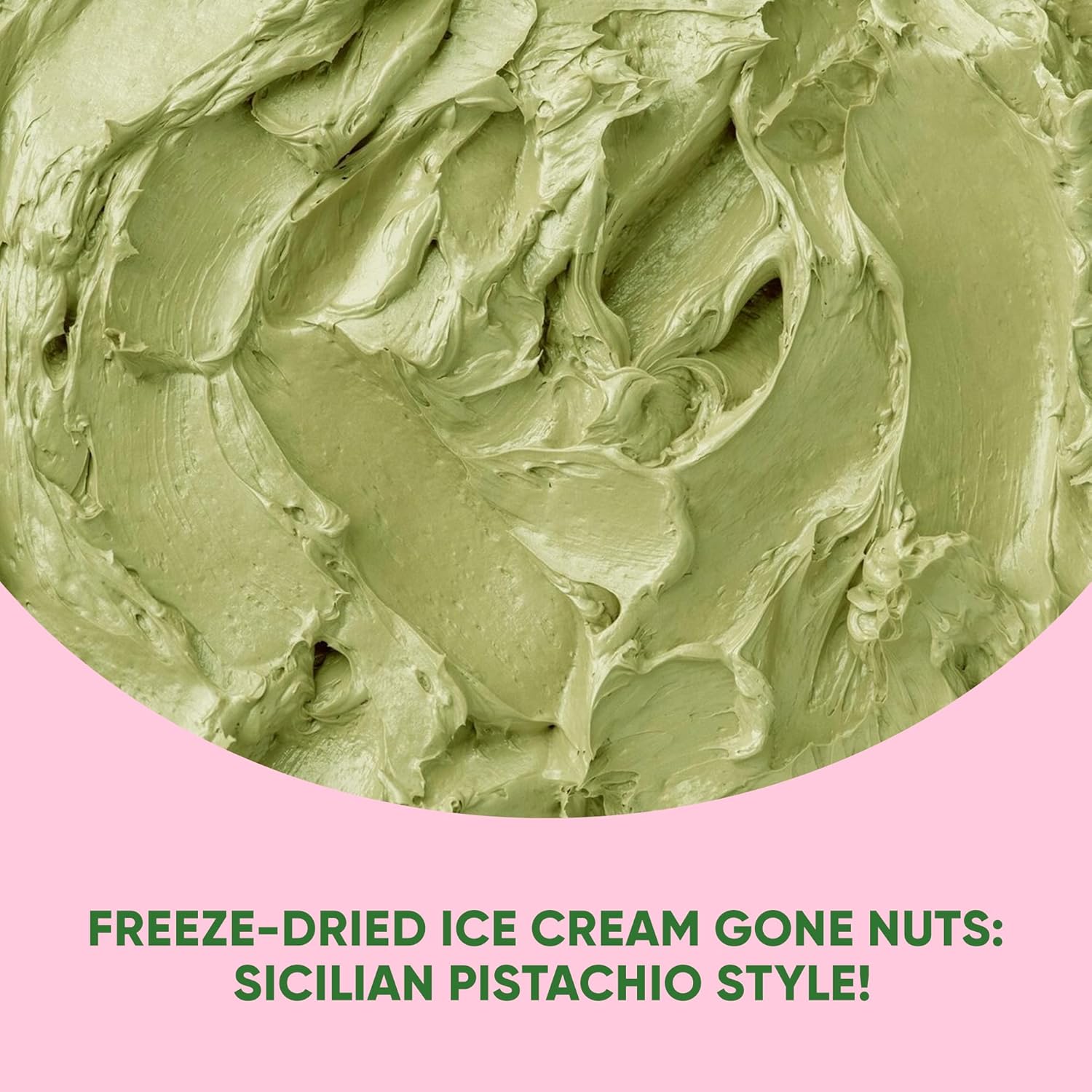 Star Candies Freeze Dried Sicilian Pistachio Ice Cream | No Melting Freeze Dried Candy | Crunchy & Delicious Camping Food | Premium Astronaut Ice Cream loved by Kids and Adults | Space and Astronaut Snack | Gift Set for Birthday or Party (7.5 oz; 3 pack)