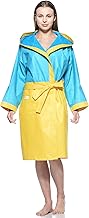 SPAZIALE SPLENDY Accappatoio Donna Twin Colours Double Dry Turchese Scuro S