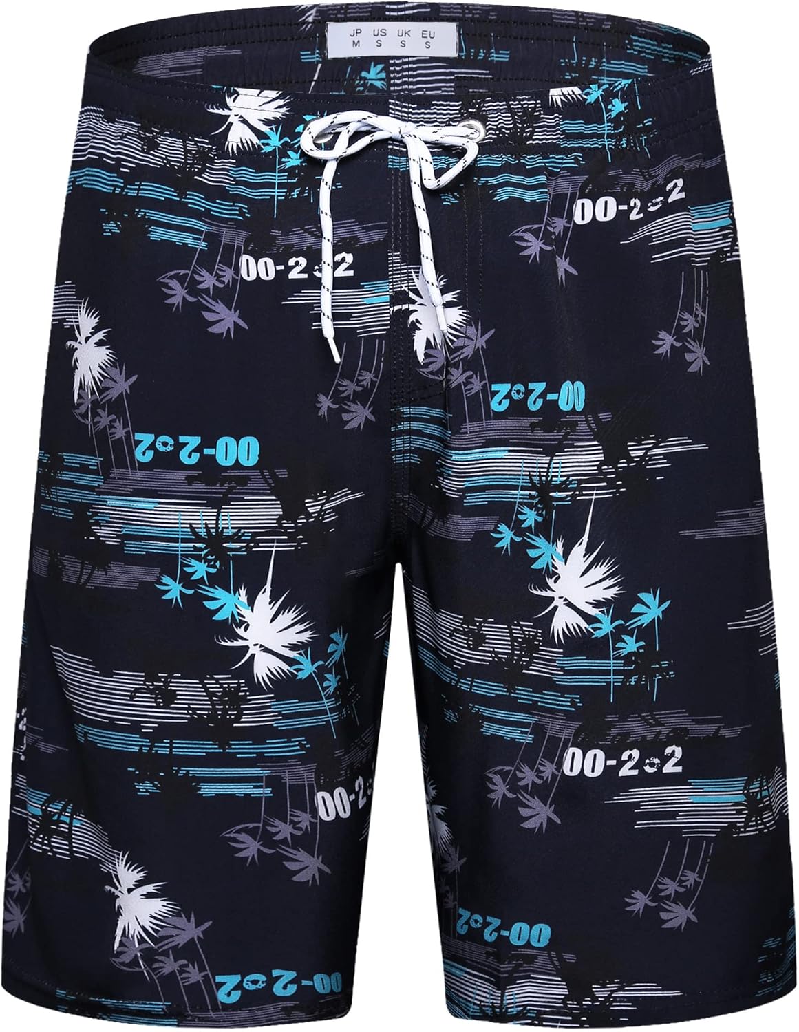 BOJIN Mens Swim Trunks 9" Quick Dry Stretch Swim Shorts Mesh Lining Bathing Suits Swimwear Beach Shorts with Pockets | 