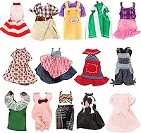 Vista 1 de BARWA Ropa de muñeca de 4 pulgadas, ropa de moda para muñecas de 4 y 5 pulgadas