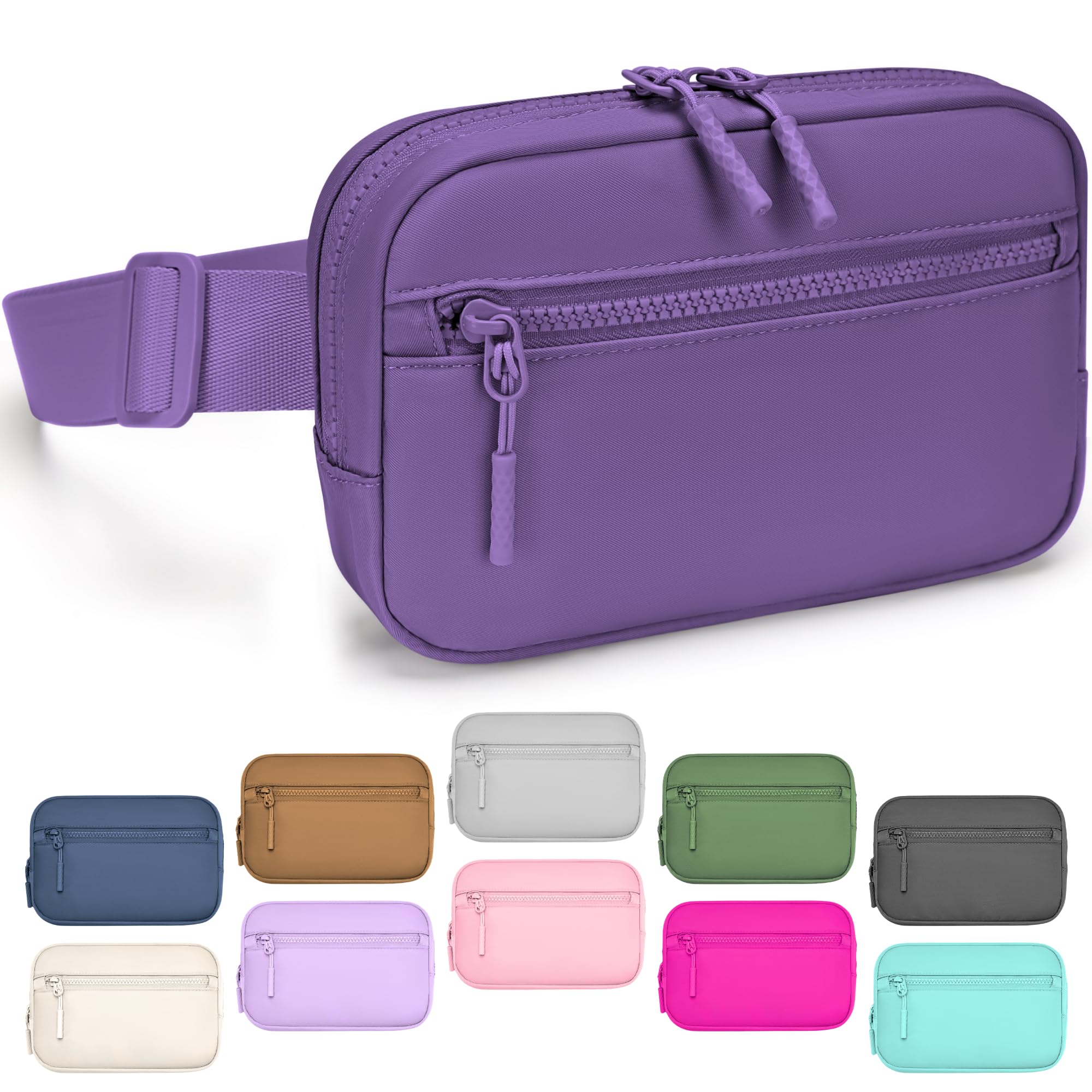 FORZAROCKET Plus Size Fanny Pack, 70-Inch Extended Strap Belt Bag, Crossbody Sling for Women & Men