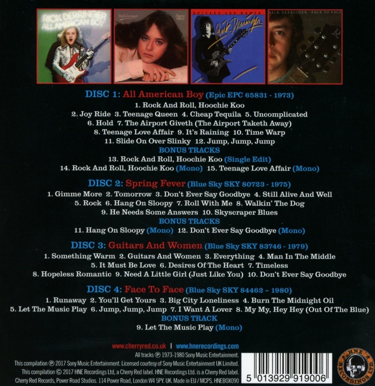 Joy Ride Solo Albums 1973-198