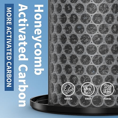 Miniatura 10 de CFKREYA Filtro de repuesto True HEPA compatible con los modelos de purificador de aire HoMedics AP-T10-BK, AP-T10-WT, parte # AP-T10FL (paquete de 2)