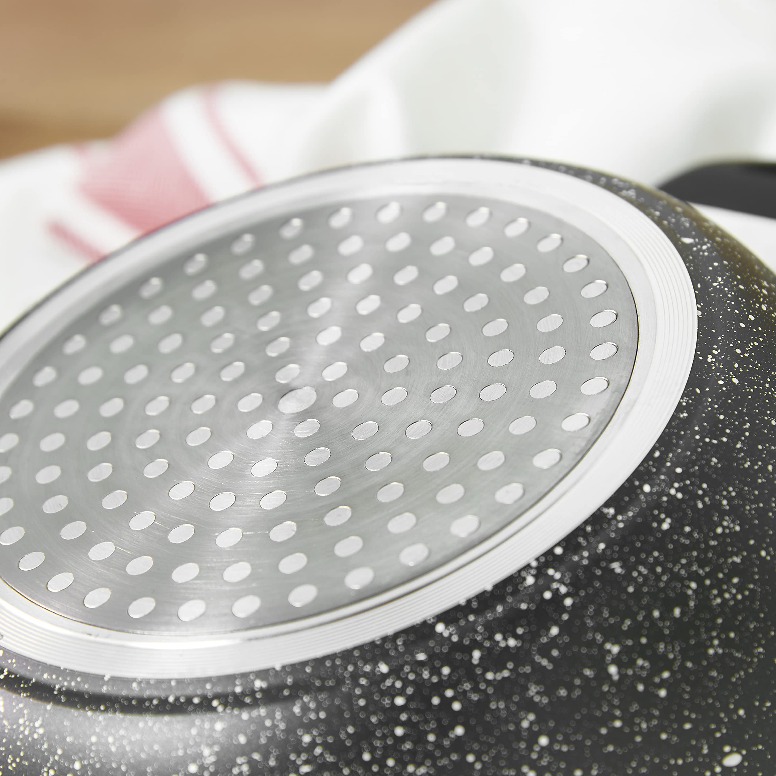 Casserole à Lait Antiadhésive 16 Cm (1.2L) - Effet Marbre, Sans PFOA/PFAS, Compatible Induction, Avec Bec Verseur - 2