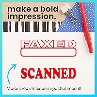 Vista 5 de ExcelMark Sello autoentintado de copia A1539 - Tinta roja