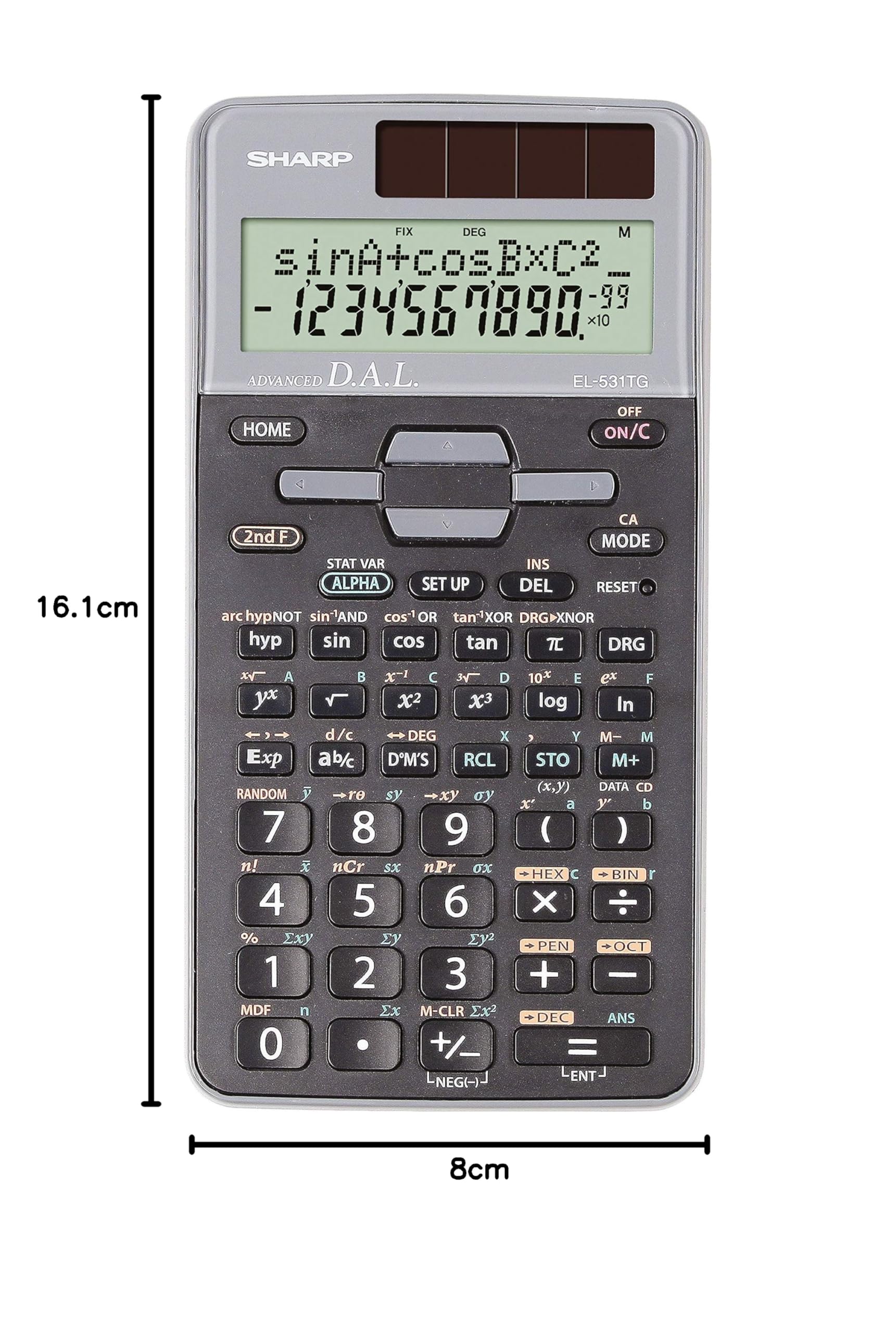 Sharp Calcolatrice scientifica SH-EL531TGGY