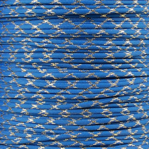 Miniatura 2 de Paracord Planet Cuerda de paracaídas metálica 550 con trazadores brillantes, longitudes de 10, 25, 50 y 100 pies, disponible en rojo, dorado, verde,