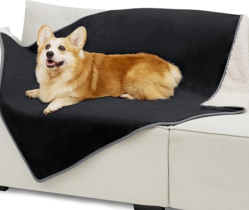 Miniatura 7 de Bedsure - Manta para gatos de interior - Mantas impermeables y calmantes para gatos para protección del sofá, manta de vellón y sherpa para