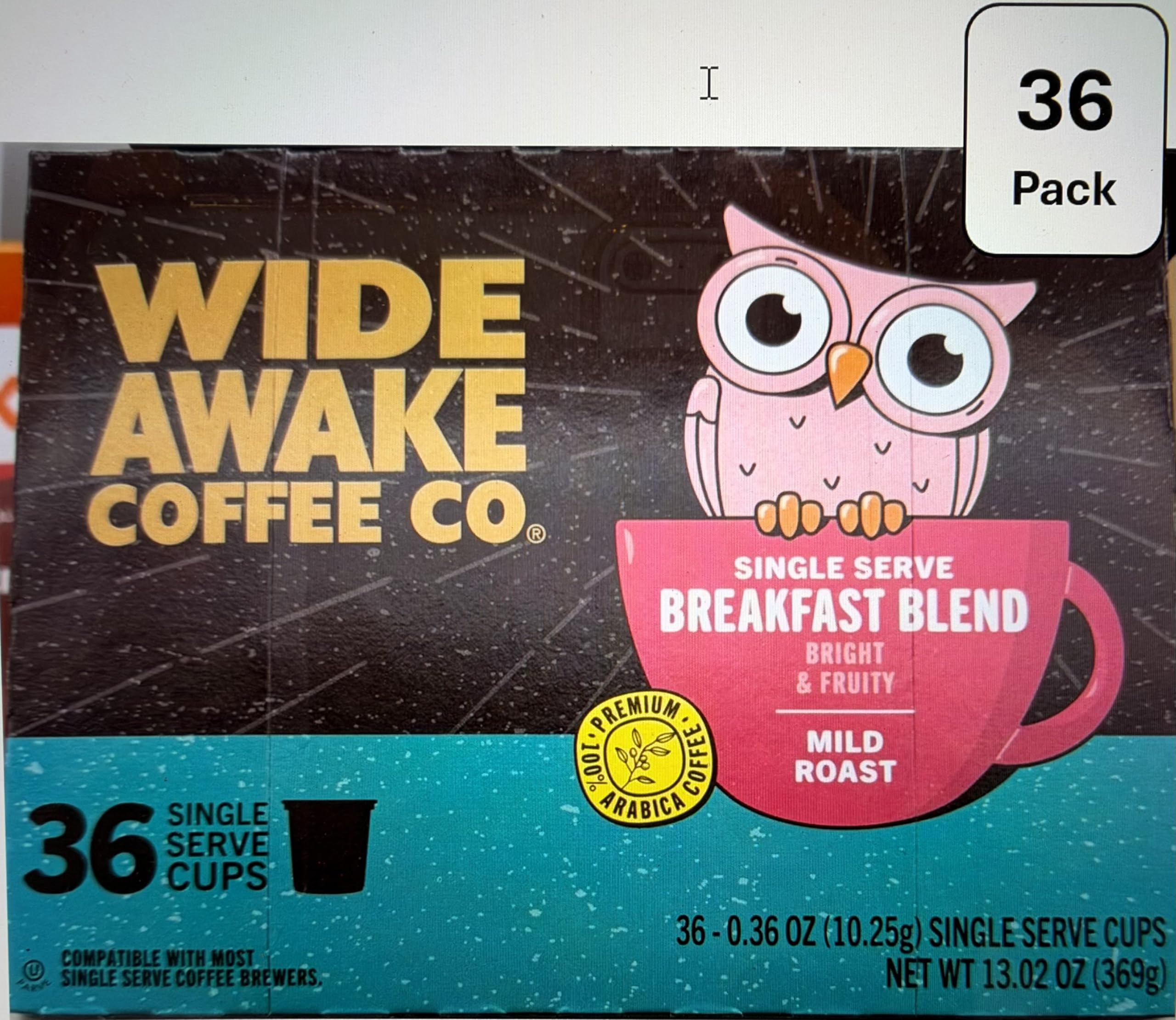 Amazon.com: Wide Awake Coffee Single Serve Coffee Pods (32 Count