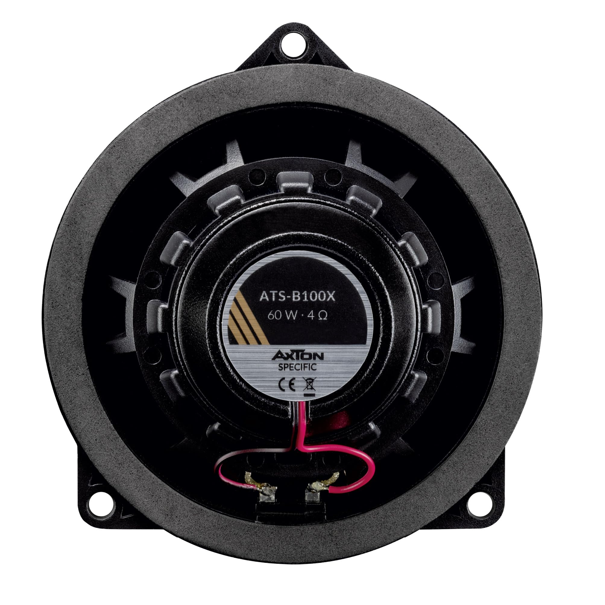 AXTON ATS-B100X – 2-Wege 10 cm Koaxial System, Autolautsprecher kompatibel mit BMW und MINI Fahrzeugen, passgenaues Soundsystem für Türen und Seitenverkleidung, 60 W RMS, 1 Paar