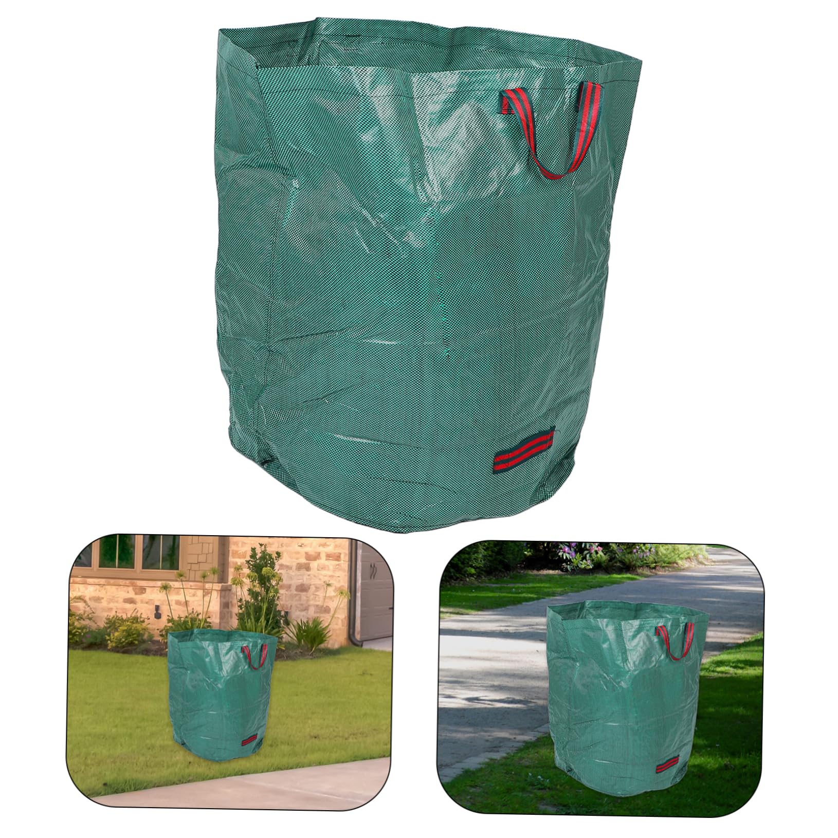 SUPVOX Sacco per Rifiuti da Giardino Pieghevole Sacco Riutilizzabile per Raccolta di Foglie e Raccoglitore di Foglie Resistente per Detriti del Prato