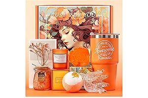 Spectacular Orange Spa Gift Set: A Calming and Rejuvenating Treat