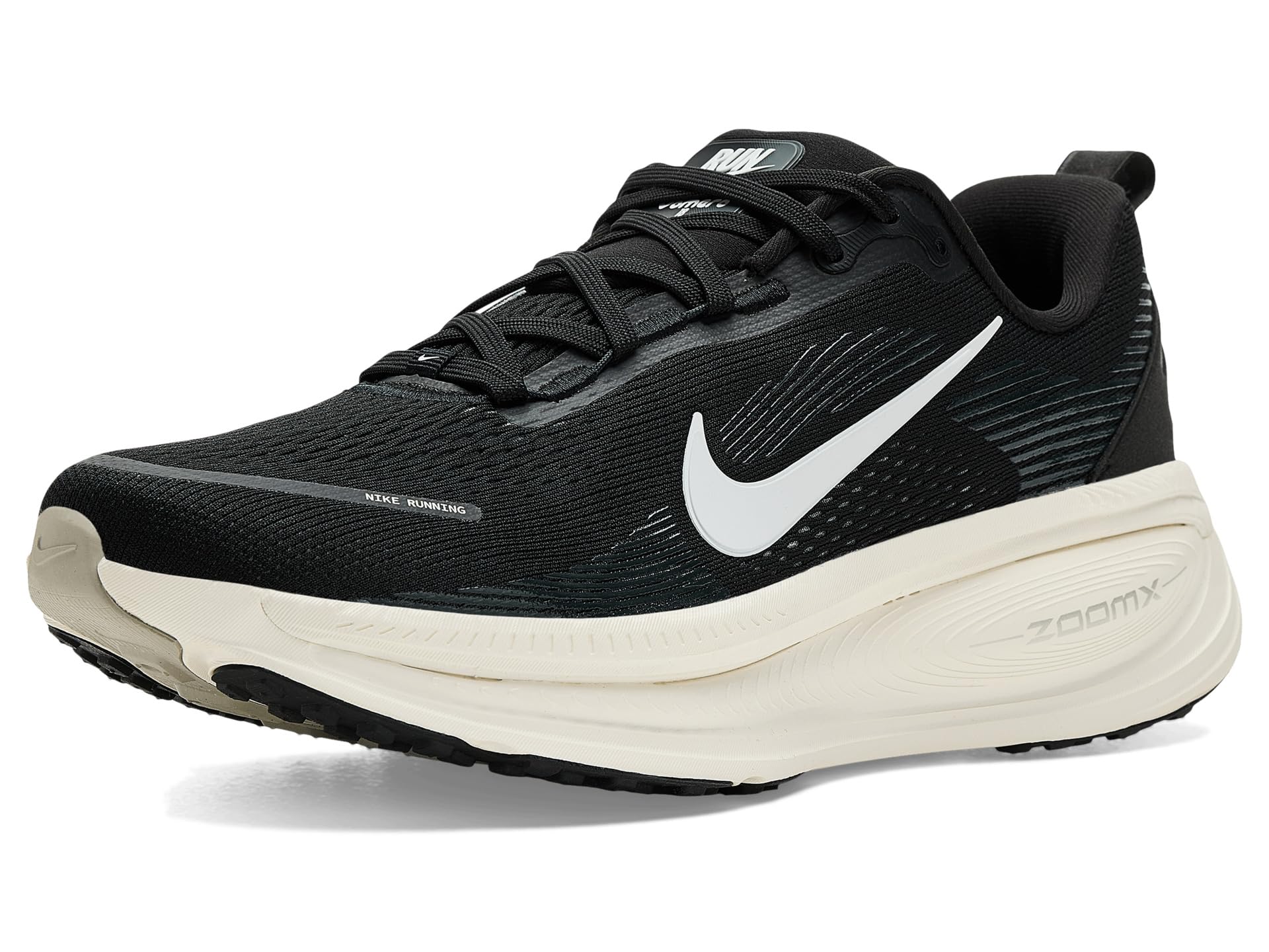 Nike Men's Vomero 18 Road Running Shoe, Black/Summit White/Coconut Mil, 9.5