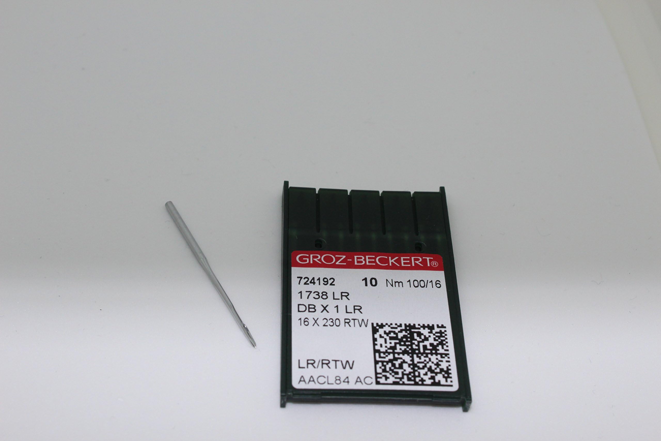 Groz Beckert 16X231Leather, DBX1LR Size 100/16 Industrial Sewing Machine Needles Packet of 10