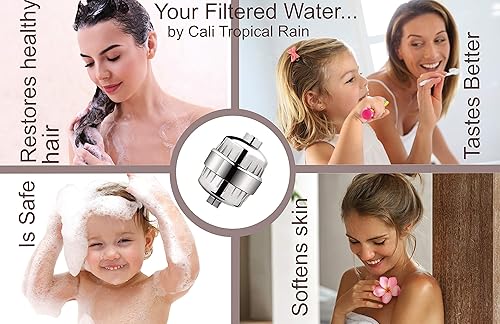 Miniatura 4 de Cartucho de repuesto para filtro de ducha de 15 etapas, paquete de 3