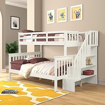 kids full size beds with storage
