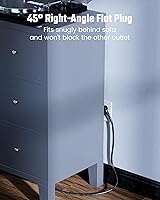 Vista 7 de Power Strip, SUPERDANNY Surge Protector with 22 AC Outlets, 2 USB-C and 4 USB Ports, 1875W/15A, 2100J, 6.5Ft Extension Cord Surge Protector Power