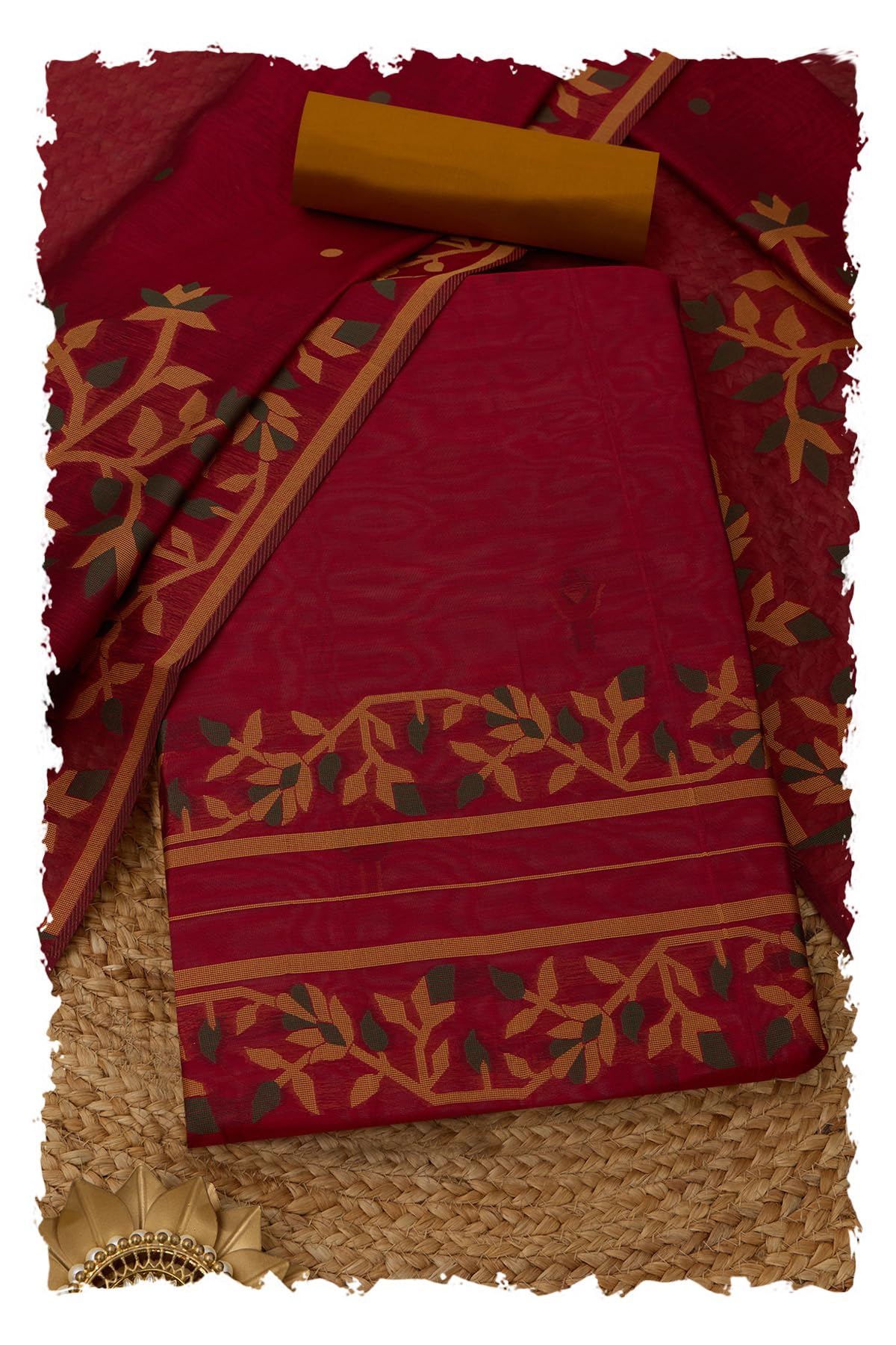soch Womens Chanderi Woven Design Dress Material-picture-37