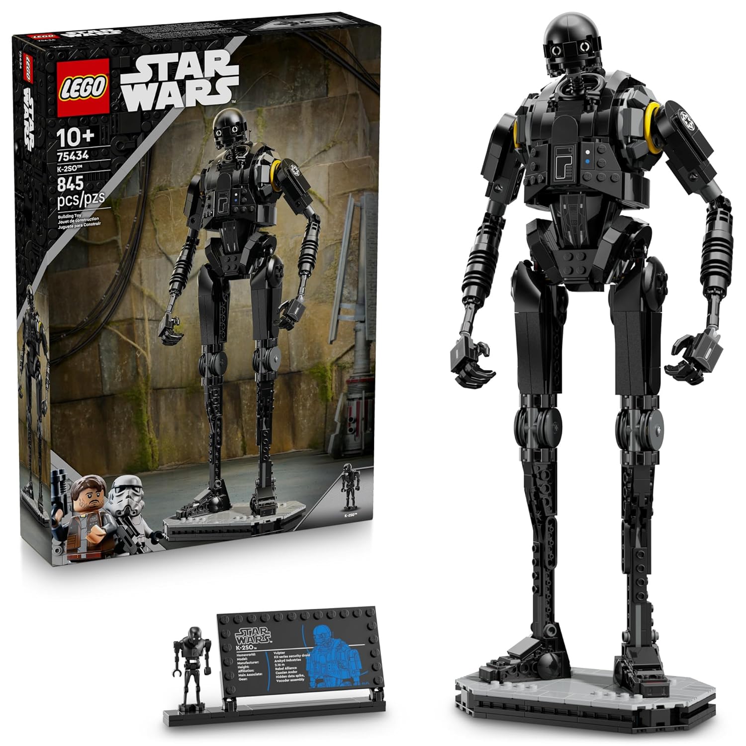 LEGO Star Wars Andor K-2SO Security Droid - Building Toy for Kids Ages 10 - Makes a Great