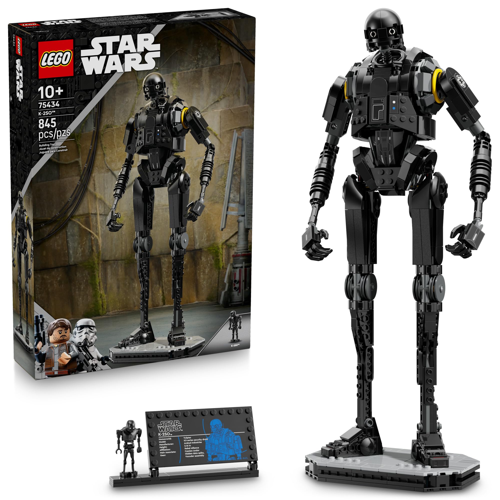 【新品／未開封】STARWARS キャシアンアンドーとK-2SO 2体セット Amazon.com: LEGO Star Wars: Andor K-2SO Security Droid - Building