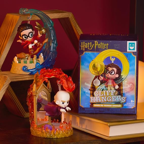 HAPPY HAUL Harry Potter Cliff Hangers Hover Figures Assortment | Surprise Collectible Toy Figure in Blind Box, Display Stand, 2 Inches Tall, Short-Run Drop, Ages 8 and up