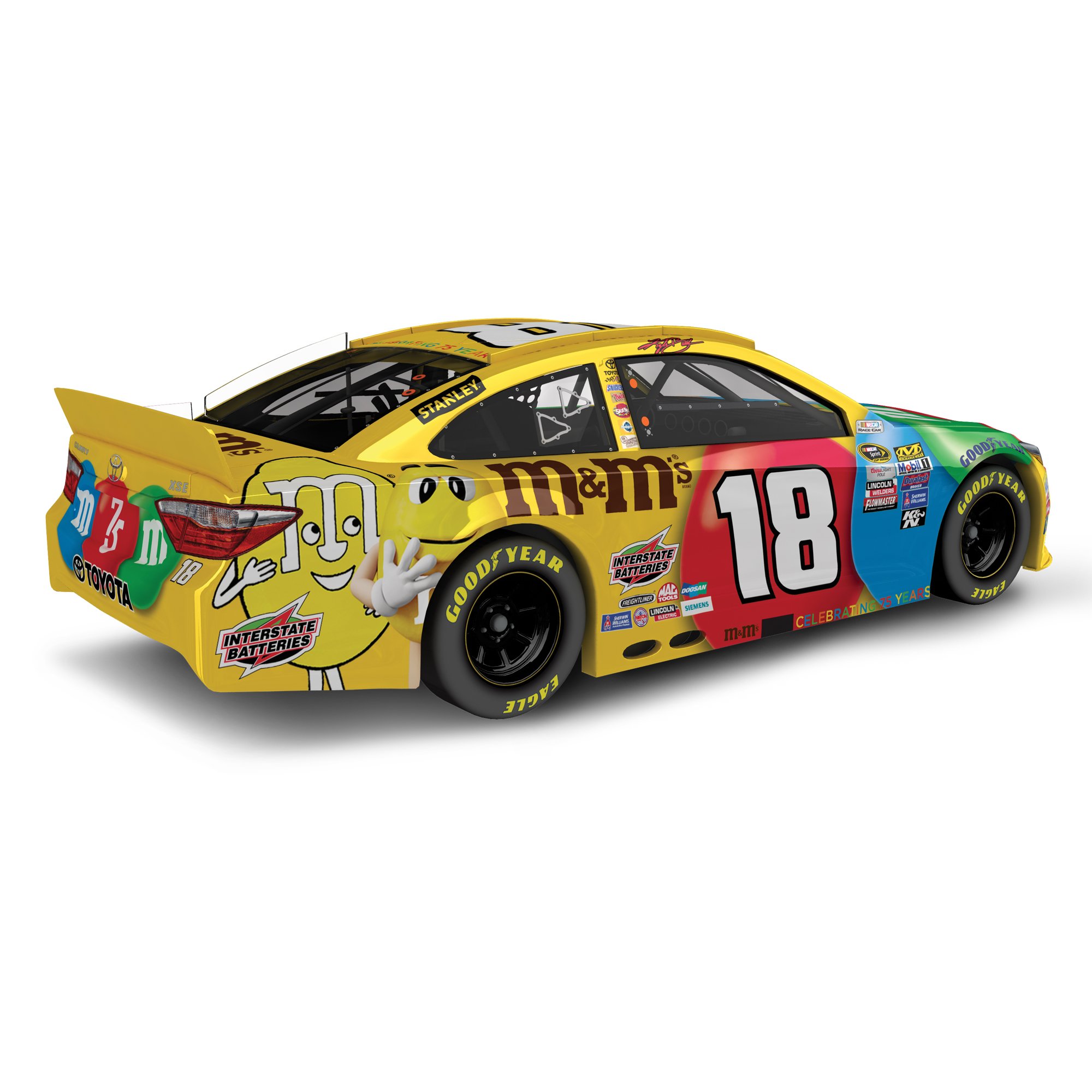 ミニカー Lionel Racing 2016 Race Winner #18 M&M's Lionel Racing Kyle Busch #18 M&M's 2016 Toyota Camry NASCAR