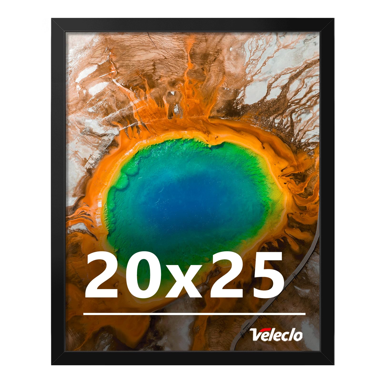 20x25 Picture Frame for Wall Display, 20x25 Black Picture Frame with Shatter Resistant Plexiglass, Stable and Sturdy 20 x 25 Poster Frame for Wall Display, Handpicked Gift Collection, 1 Pack