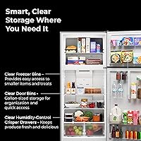 Vista 5 de Kenmore 30" Top Mount Refrigerator with Freezer - Adjustable Shelving, Humidity-Controlled Crispers, LED Lighting, ENERGY STAR Certified, 20.2 cu.