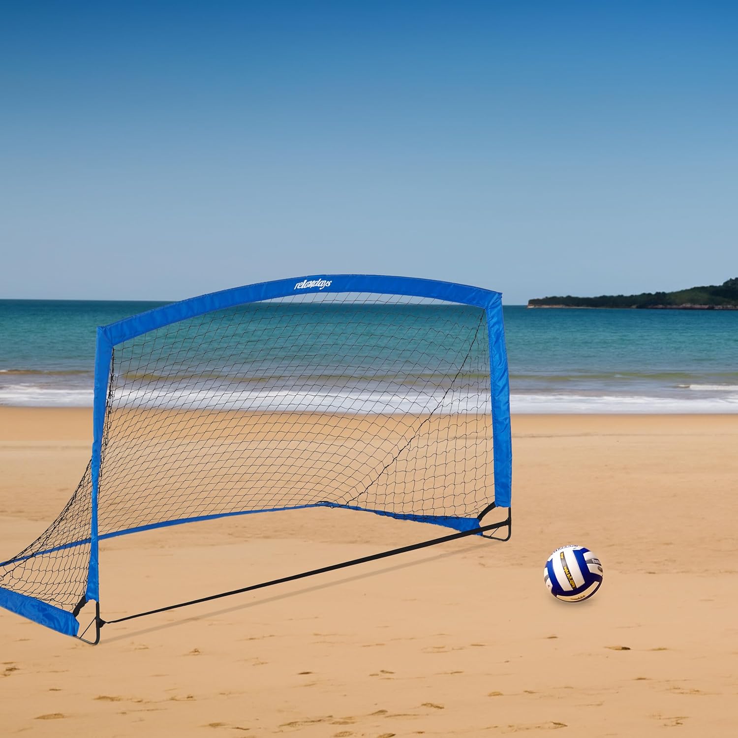 Goal on beach