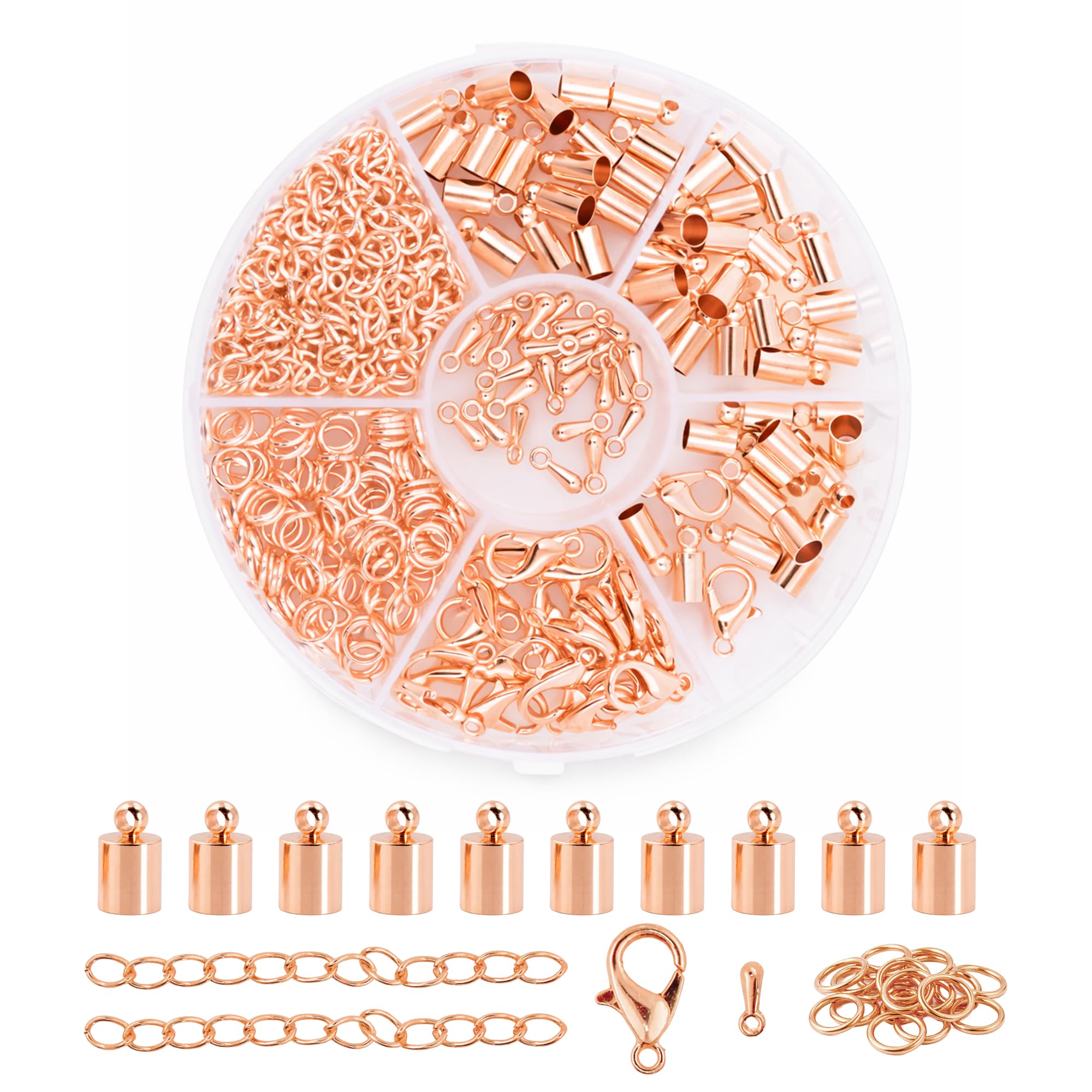 Embouts cylindriques de 4mm Mandala Crafts pour créer vos propres bijoux et pampilles
