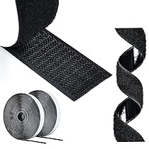 AIQInu Feltro Adesivo Forte Biadesivo,8M Sistema Di Fissaggio Hook & Loop,30mm Larghezza Adesivo Forte Offre Una Semplice Alternativa A Bottoni Automatici,Ganci,Bulloni,Cerniere E Altro Ancora